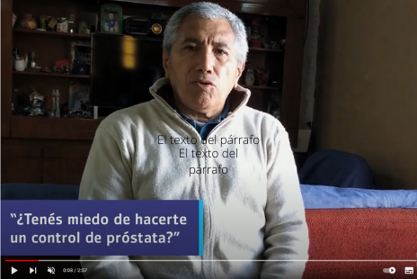 Testimonio cáncer de próstata